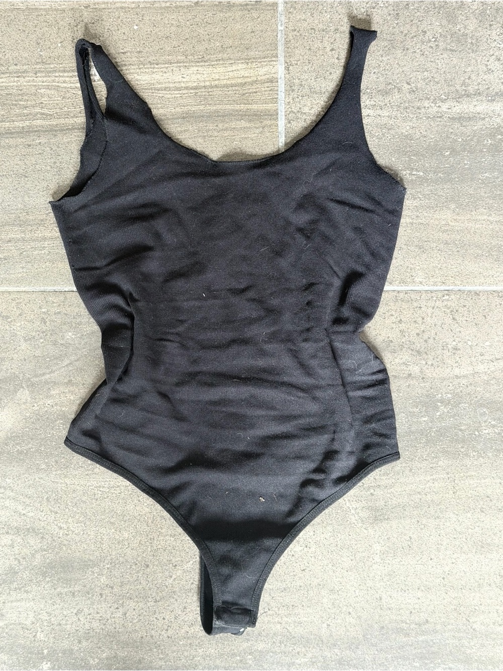 Soho Girls Black Scoop Neck Bodysuit